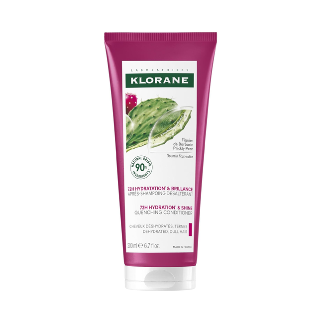 Klorane - Après-shampooing Hydratation &amp; Brillance 72H, Figue de Barbarie | 200 mL