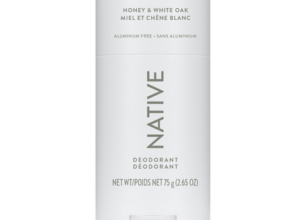 NATIVE - Aluminum Free Deodorant, Honey & White Oak | 75 g