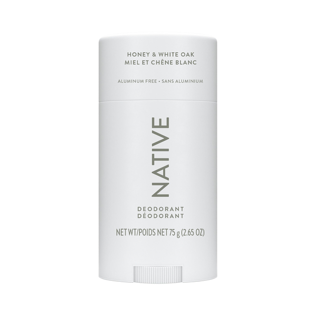 NATIVE - Aluminum Free Deodorant, Honey & White Oak | 75 g