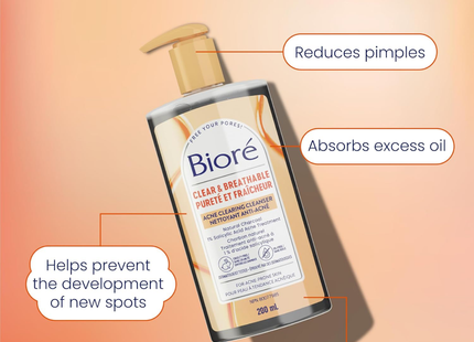 Bioré - Nettoyant anti-acné au charbon | 200 mL
