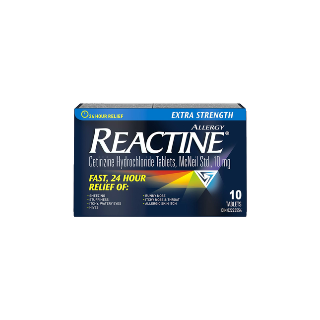 Reactine Extra Strength Allergy Relief Tablets | 10 Tablets