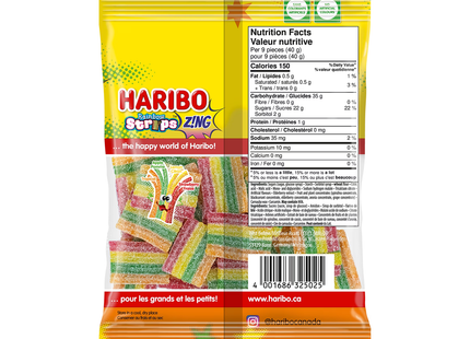 HARIBO RAINBOW STRIPS 170G