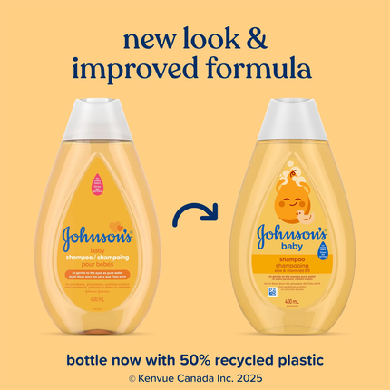 Johnson's Baby Shampoo with Aloe & Vitamin B5 | 400 mL