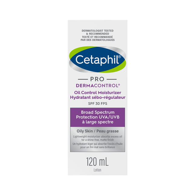 Cetaphil PRO - DermaControl Oil Control Moisturizer SPF 30 | 120 mL