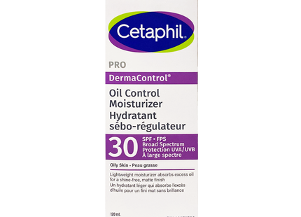 Cetaphil PRO - DermaControl Oil Control Moisturizer SPF 30 | 120 mL