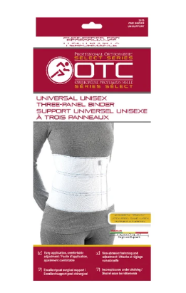 OTC Professional Orthopaedic Universal Unisex Three-Panel Binder | Small 30 - 45 Inches