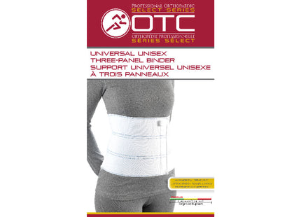 OTC - 3-Panel 9" Abdominal Binder White