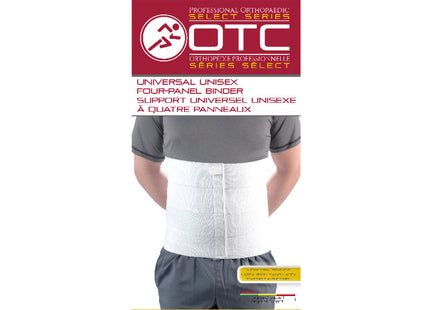 OTC - Ceinture abdominale blanche à 4 panneaux de 30 cm