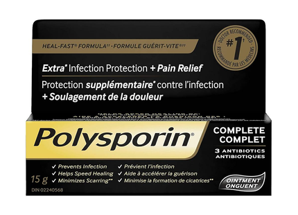 Polysporin - Complete Antibiotic Ointment | 30 g