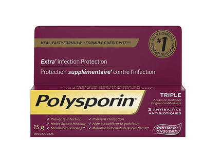 Polysporin - Triple Antibiotic - Extra Infection Protection Ointment | 15 - 30g