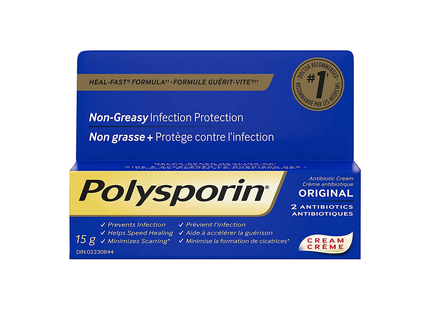 Polysporin - Non Greasy Infection Protection Cream | 15 - 30 g