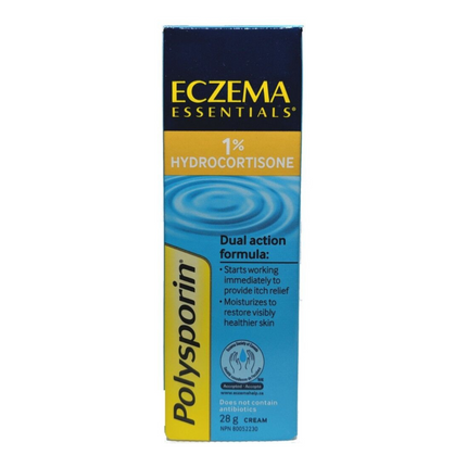 Polysporin - Crème d'hydrocortisone à 1 % Eczema Essentials | 28g
