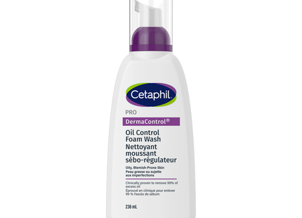 Cetaphil - Pro DermaControl Oil Control Foam Wash For Oily Skin | 236 mL
