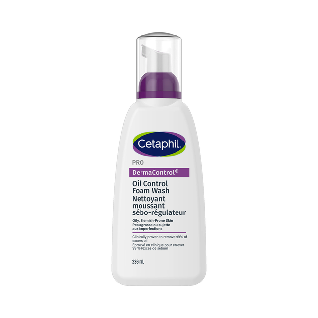 Cetaphil - Pro DermaControl Oil Control Foam Wash For Oily Skin | 236 mL