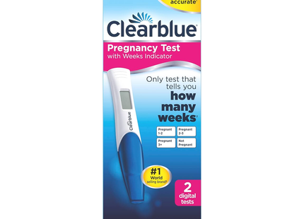 Clearblue - Pregnancy Tests with Weeks Indicator | 2 Digital Tests