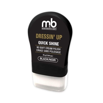 M&amp;B - Cirage pour chaussures Quick Shine Dressin' Up, noir | 75 g