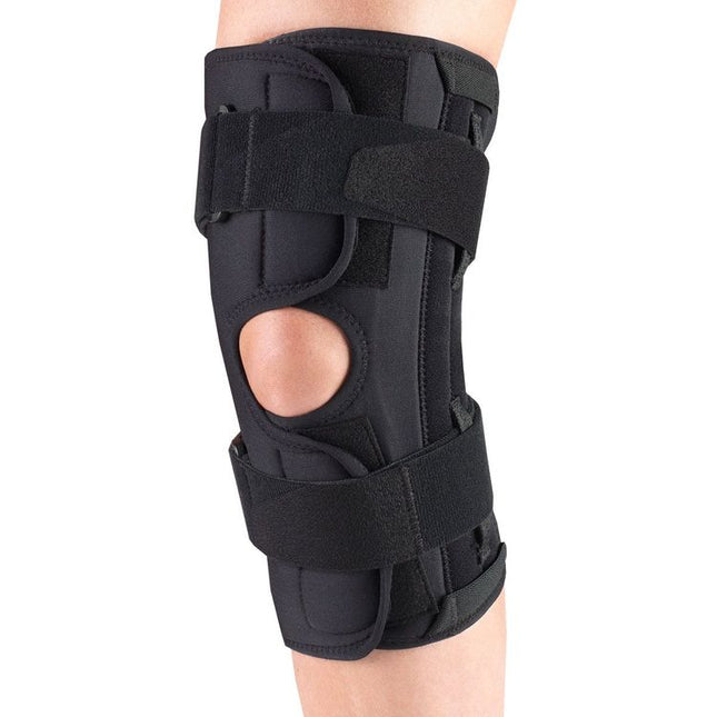OTC - "Orthotex" Knee Stabilizer Wrap/Stays Black