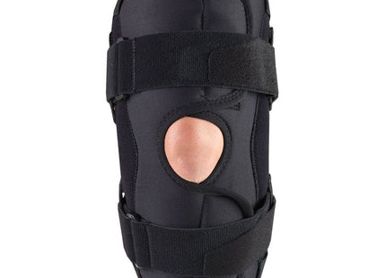 OTC - "Orthotex" Knee Stabilizer Wrap/Hinged Bars Black