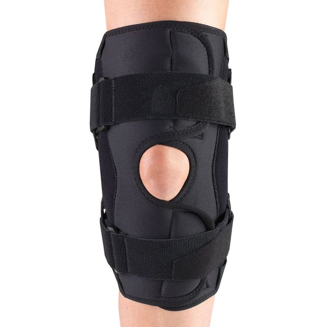 OTC - "Orthotex" Knee Stabilizer Wrap/Hinged Bars Black