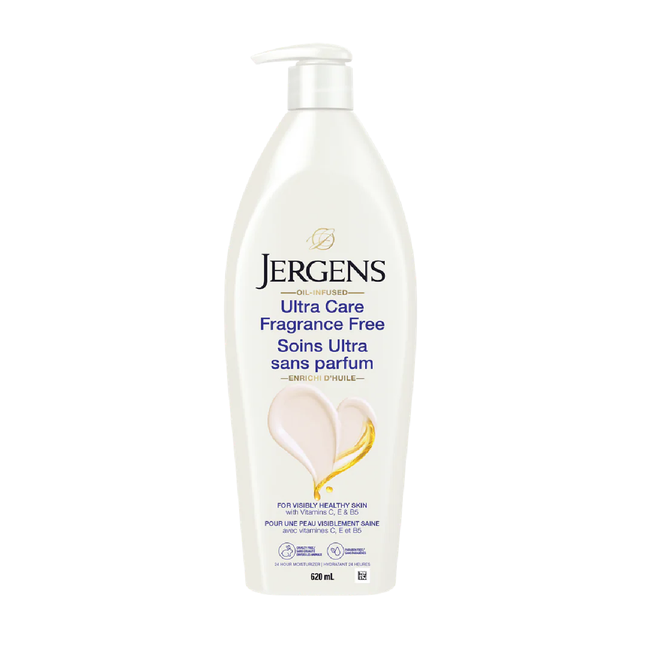 Jergens - Oil Infused Ultra Care Moisturizer, Fragrance Free | 620 mL