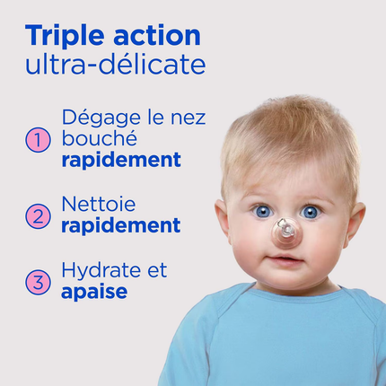 HydraSense - Soins nasaux pour bébé - Brume ultra-douce avec embout confort | 100 ml