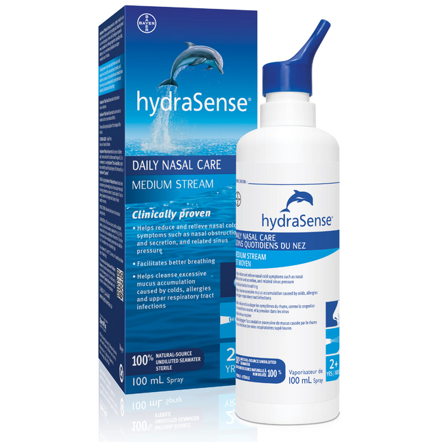 HydraSense - Soins nasaux quotidiens - Jet moyen | 100 ml 