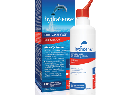 HydraSense - Soin nasal quotidien, jet complet | 100 ml