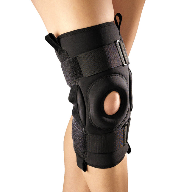 OTC - "Orthotex" Knee Stabilizer (R.O.M. Hinges) Black