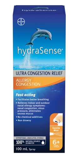 HydraSense - Ultra Congestion Relief  - Allergy - Gentle Mist | 100 mL