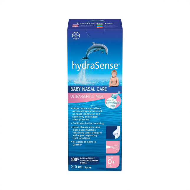 HydraSense -  Baby Nasal Care - Ultra-Gentle Mist with Comfort Tip  | 210 mL