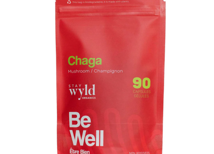 Stay Wyld Organics - Chaga Be Well | 90 gélules