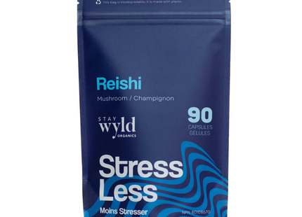 Stay Wyld Organics - Reishi Stress Less | 90 Capsules