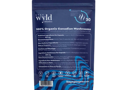 Stay Wyld Organics - Reishi Stress Less | 90 Capsules