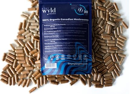 Stay Wyld Organics - Reishi Stress Less | 90 Capsules