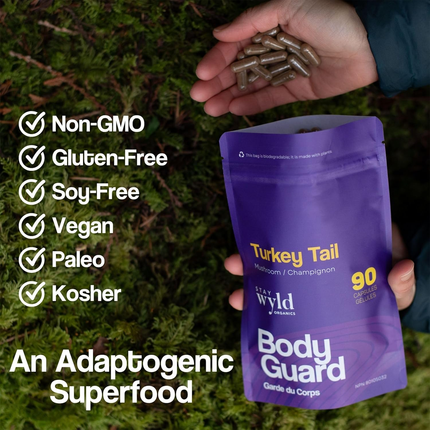 Stay Wyld Organics - Turkey Tail Body Guard | 90 Capsules