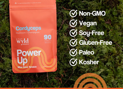 Stay Wyld Organics - Cordyceps Power Up | 90 Capsules