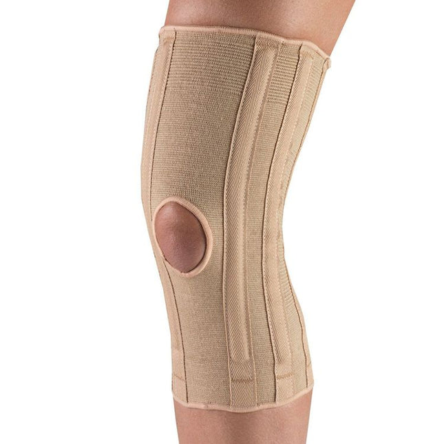 OTC - Elastic Knee Support/Open Patella/Spiral Stays Beige