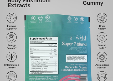 Stay Wyld - Super 7 Immunity Gummies | 30 Gummies