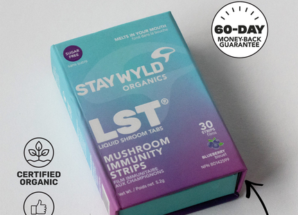 Stay Wyld - Bandes immunitaires LST, saveur Agrumes | 30 bandes