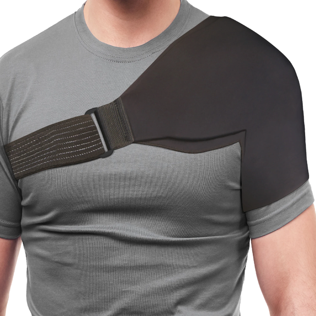 OTC - Hot/Cold Reusable Gel Wrap/Shoulder Black | One-Size