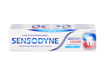 Sensodyne - Dentifrice Sensibilité &amp; Gencives - Menthe | 75 ml