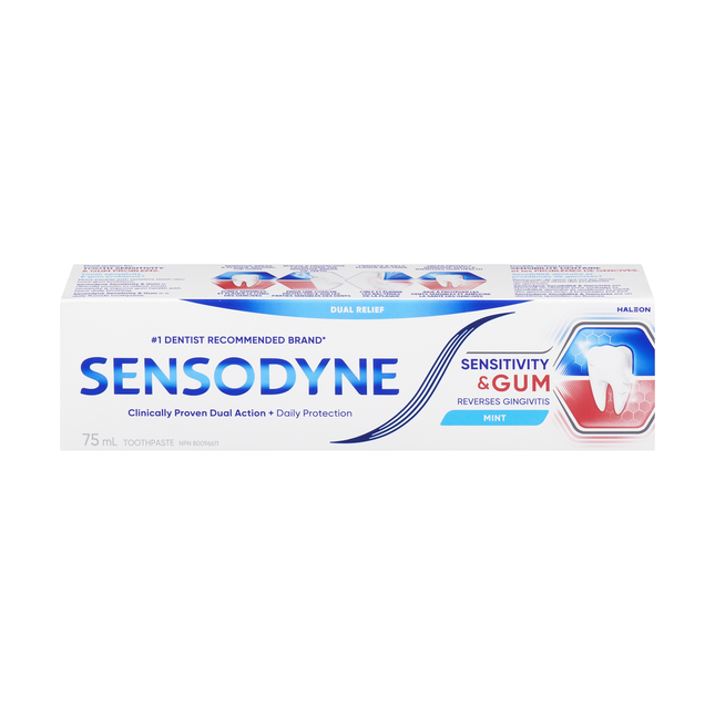 Sensodyne - Dentifrice Sensibilité &amp; Gencives - Menthe | 75 ml