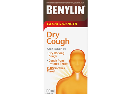 Benylin - Dry Cough Syrup, Extra Strength | 100 mL
