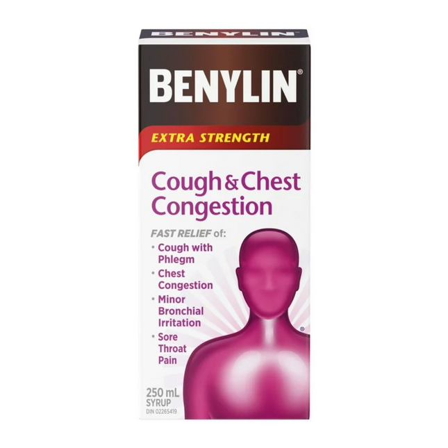 Benylin - Extra Strength Cough & Chest Congestion Syrup | 250 ml