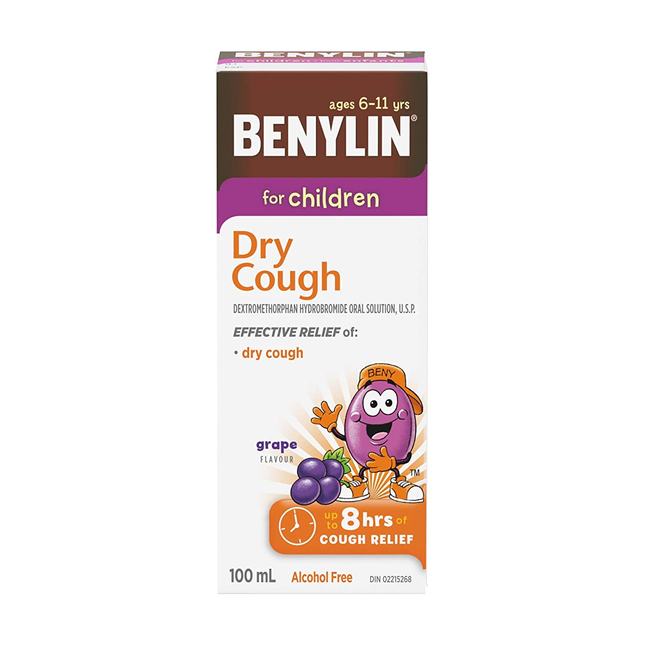 Benylin - Dry Cough Relief for Kids | 100 mL