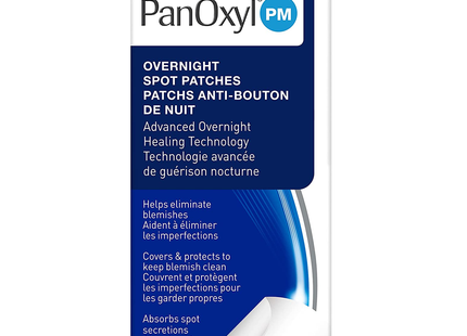 PanOxyl PM - Overnight Hydrocolloid Spot Patches | 40 Clear Patches