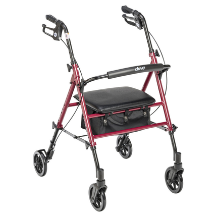Drive - Déambulateur à hauteur réglable, roulettes de 6 po
