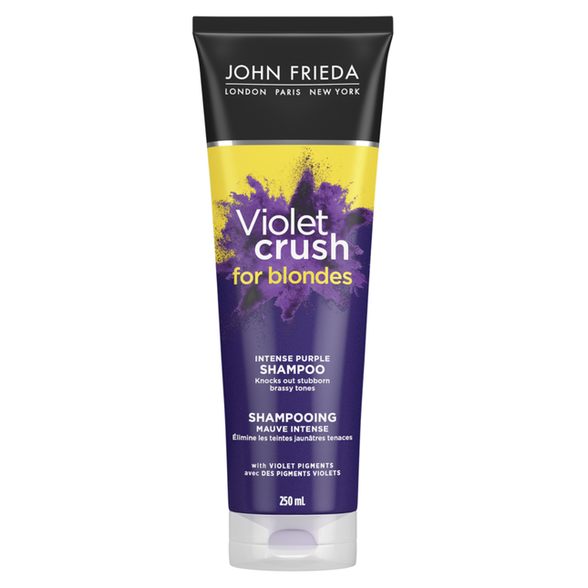 John Frieda - Violet Crush Intense Purple pour cheveux blonds - Shampoing | 250 ml