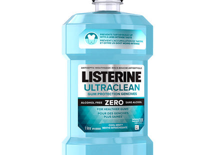 Listerine - Ultraclean Zero - Alcohol Free Antiseptic Mouthwash - Cool Mint Flavour | 1 L