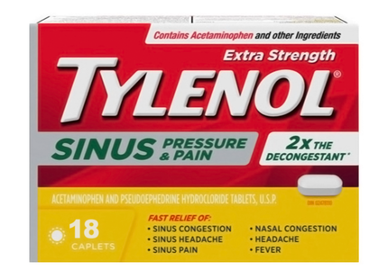 Tylenol - Sinus Pressure & Pain | 18 Caplets